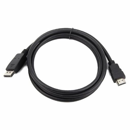 Кабель Cablexpert Кабель DisplayPort-HDMI Cablexpert CC-DP-HDMI-6, 20M/19M, 1.8м, черный, экран, пакет (082082) {100} фото 2