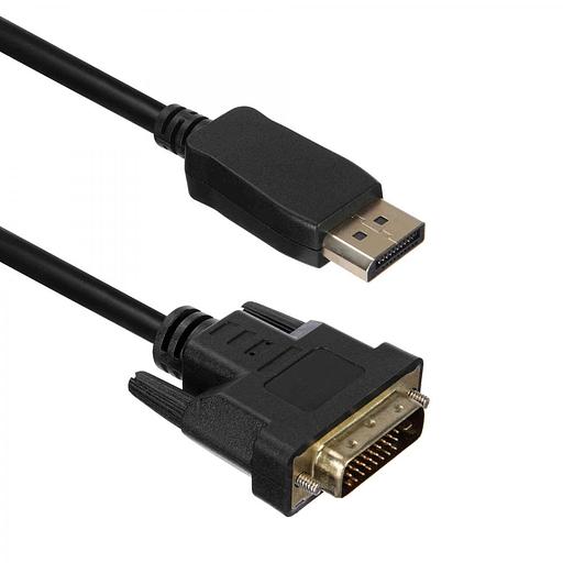 Кабель ACD Кабель ACD-DDIM2-30B |ACD-DDIM2-30B| DisplayPort 1.2, DP-DVI, Golden Plated, 20m/25m, Черный, 3м |ACD-DDIM2-30B| (742484) фото 2