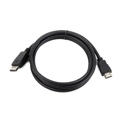 Кабель Cablexpert Кабель DisplayPort-HDMI Cablexpert CC-DP-HDMI-7.5M, 20M/19M, 7.5м, черный, экран, пакет фото 1