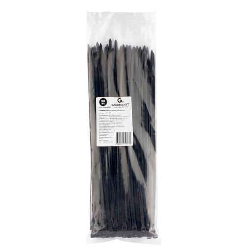 Аксессуары Cablexpert Стяжки NYT-300x4.8B пластиковые 300 мм х 4.8 мм, чёрные (100 шт.) (798633) фото 1