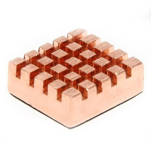 Радиатор ACD RA026 Радиатор медный ACD Fine Copper Heat Sink (14*12*5.5mm) for Raspberry Pi3 B, Pi3 B+, Pi4 фото 1