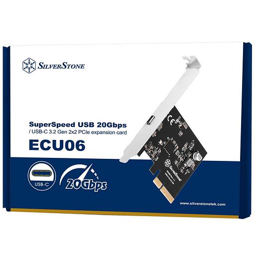 Контроллер Silverstone G56ECU060000010 SuperSpeed USB 20Gbps / USB-C 3.2 Gen 2x2 PCIe expansion card фото 6