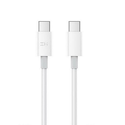 USB кабель ZMI USB-кабель USB-C to USB-C cable 5A (1.5m) white 100W (ZMKAL08ECNWH) фото 1