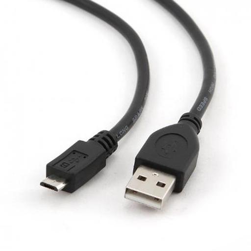 Кабель Cablexpert Кабель USB 2.0 Pro Cablexpert CCP-mUSB2-AMBM-6-TR AM/microBM, 1,8м, экран, феррит.кольцо, прозрачный, пакет фото 2