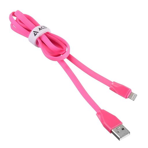 Кабели USB ACD USB кабель ACD-Life Lightning; USB-A TPE, 1м, маджента (ACD-U920-P5M) фото 2