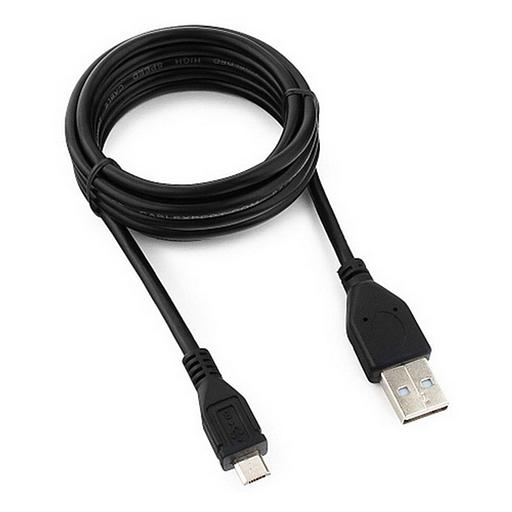 Кабель Cablexpert Кабель USB 2.0 Pro Cablexpert CCP-mUSB2-AMBM-1M AM/microBM 5P, 1м, экран, черный, пакет (082105) фото 1