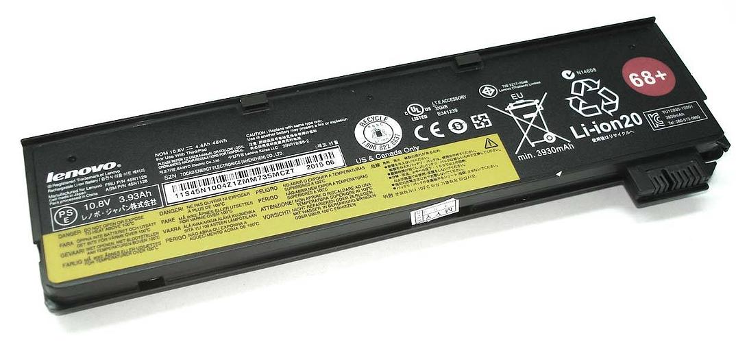 Батарея для Lenovo ThinkPad T440/T450/X250 (45N1128/68+) 10.8V 48Wh фото 1