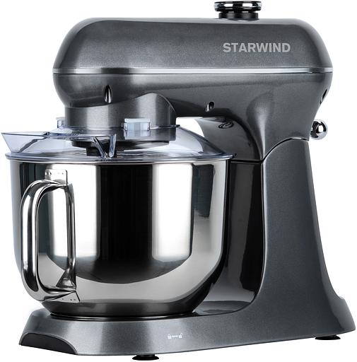 Миксер планетарный Starwind SPM4171 1200Вт серебристый фото 2