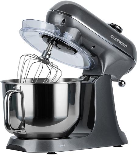 Миксер планетарный Starwind SPM4171 1200Вт серебристый фото 3