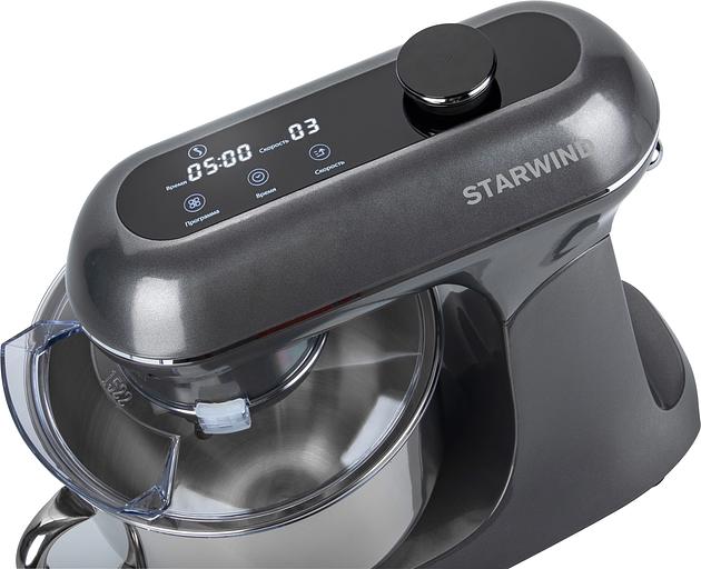 Миксер планетарный Starwind SPM4171 1200Вт серебристый фото 6