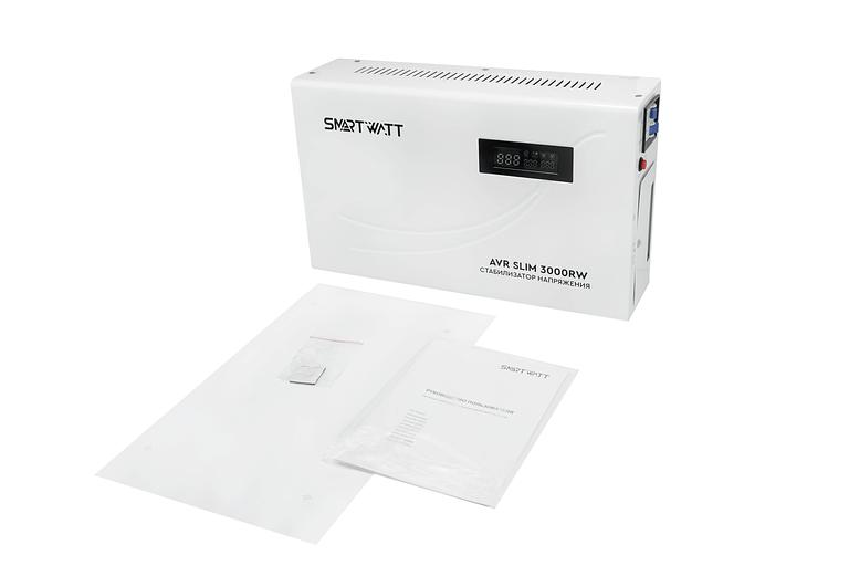 Стабилизатор напряжения Smartwatt SLIM 3000RW 3000ВА белый фото 1