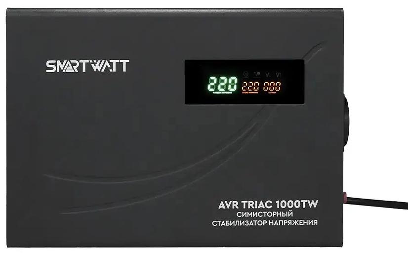 Стабилизатор напряжения Smartwatt TRIAC 1000TW 1000ВА черный фото 1