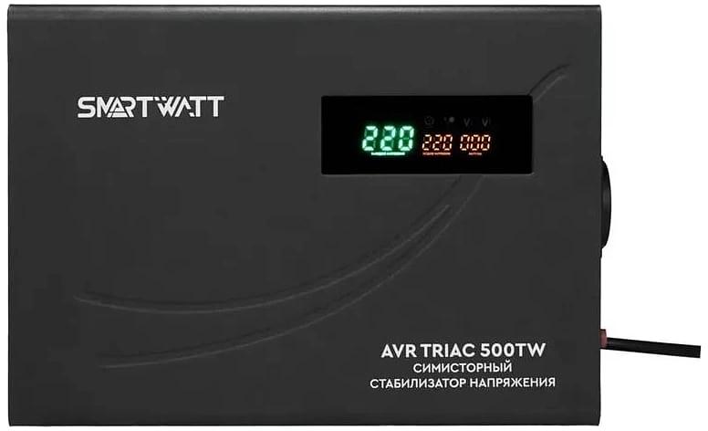 Стабилизатор напряжения Smartwatt TRIAC 500TW 500ВА черный фото 1