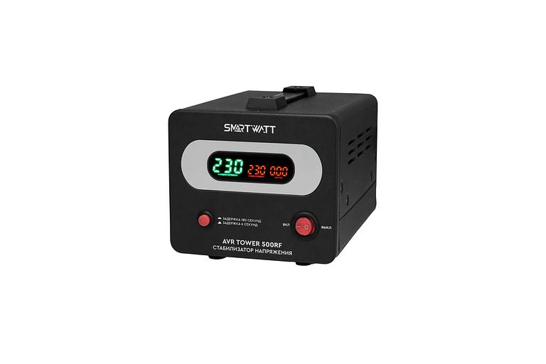 Стабилизатор напряжения Smartwatt Tower 500RF 500ВА черный фото 2