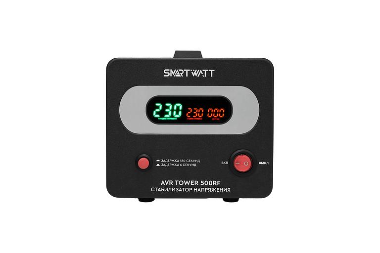 Стабилизатор напряжения Smartwatt Tower 500RF 500ВА черный фото 3