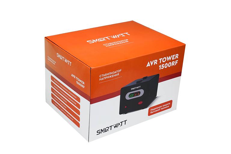 Стабилизатор напряжения Smartwatt Tower 1500RF 1500ВА черный фото 1
