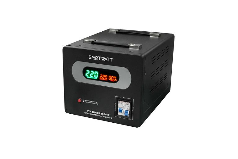 Стабилизатор напряжения Smartwatt Tower 5000RF 5000ВА черный фото 2