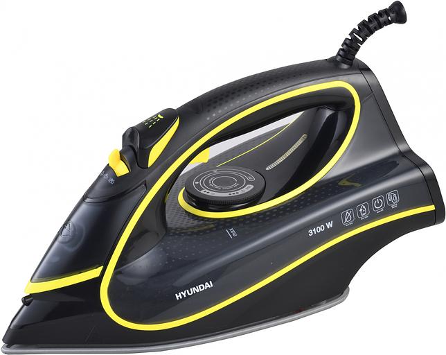 Утюг Hyundai H-SI01560 3000Вт черный/желтый фото 1