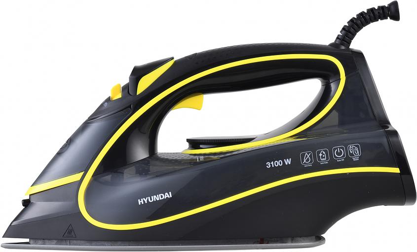 Утюг Hyundai H-SI01560 3000Вт черный/желтый фото 2