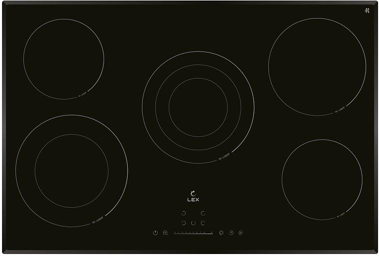Варочная поверхность Lex EVH 772A BL черный фото 1