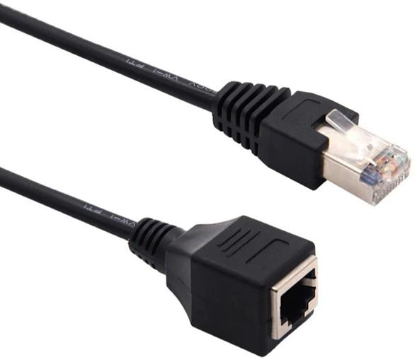 Патч-корд Buro BU-C5EXTND-1M-B UTP cat5E solid 1м черный RJ-45 (m)-RJ-45 (f) фото 2