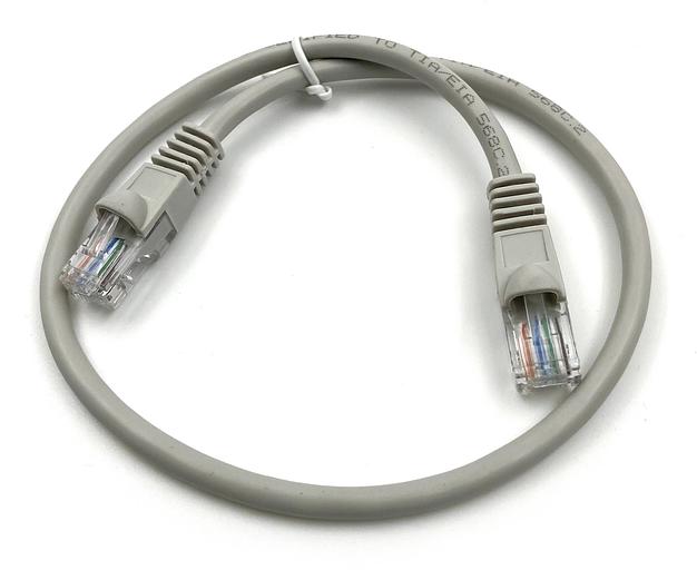 Патч-корд Buro LSZH UTP cat5E 0.5м серый RJ-45 (m)-RJ-45 (m) (UTP-5E-0,5M-G-LSZH) фото 1