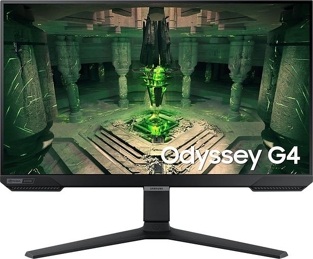 Монитор Samsung 25" Odyssey G4 S25BG400EI черный IPS LED 16:9 HDMI полуматовая HAS Piv 400cd 178гр/178гр 1920x1080 240Hz G-Sync FreeSync Premium DP FHD 4.5кг фото 1