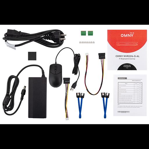 Видеорегистратор сетевой 16-канальный OMNY PRO NVR2216-S-AL фото 5