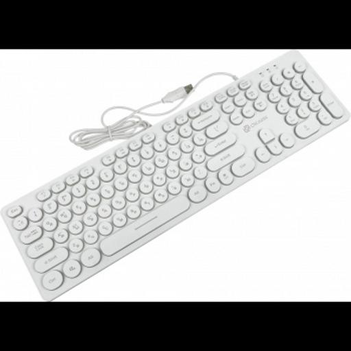 Oklick 420MRL white USB slim Multimedia LED [1091227] фото 1