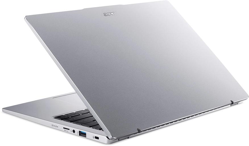 Ноутбук Acer Swift Go 14 SFG14-73-70EH Core Ultra 7 155H 16Gb SSD1Tb Intel Arc 14" OLED 2.8K (2880x1800) Windows 11 Home silver WiFi BT Cam (NX.KSGCD.002) фото 5