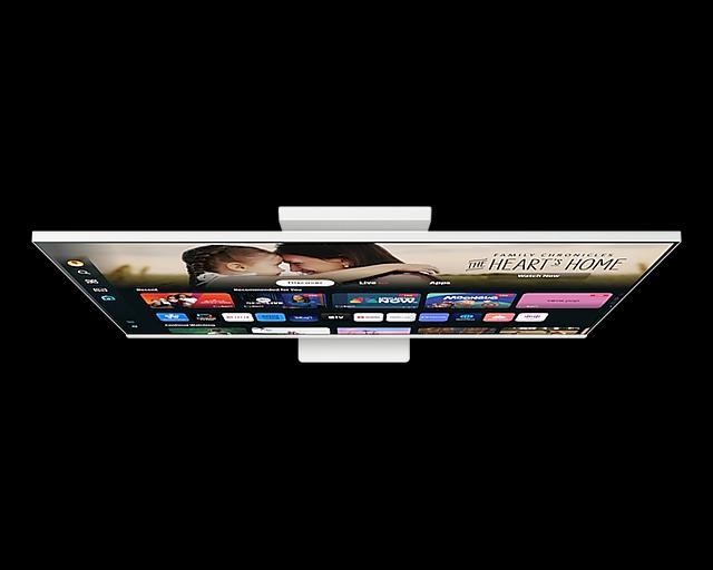 Монитор Samsung 32" Smart monitor M8 S32DM801UI VA 16:9 3840x2160x60Hz 4ms 400cd 3000:1 178/178 1млрд HDMI USB-C(65W) 2*USB 2.0 Spk10W Tizen HDR10+ sRGB 99% Tilt HAS Pivot Cam WiFi5 BT5.2 VESA White ПультДУ (LS32DM801UIXCI) фото 3