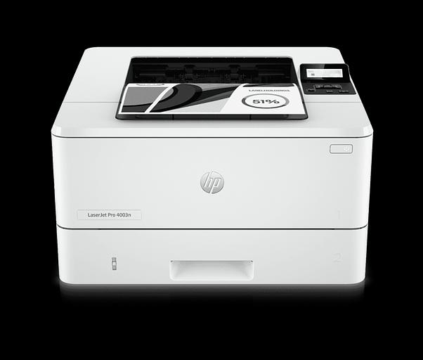 Лазерный принтер HP LaserJet Pro 4003n (A4, 1200dpi,40 ppm, 256 Mb, 2tray 100+250, USB2.0/GigEth, PS3, ePrint, AirPrint, cartridge 1500 pages in box, repl. W1A53A) (2Z611A#B19) фото 1