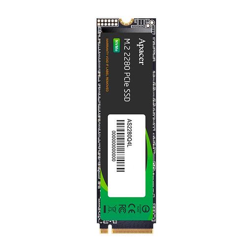 Твердотельный накопитель Apacer SSD AS2280Q4L 1TB M.2 2280 PCIe Gen4x4, R3600/W3000 Mb/s, 3D NAND, MTBF 1.5M, NVMe 1.4, 600TBW, Retail, 3 years (AP1TBAS2280Q4L-1) (AP1TBAS2280Q4L-1) фото 2