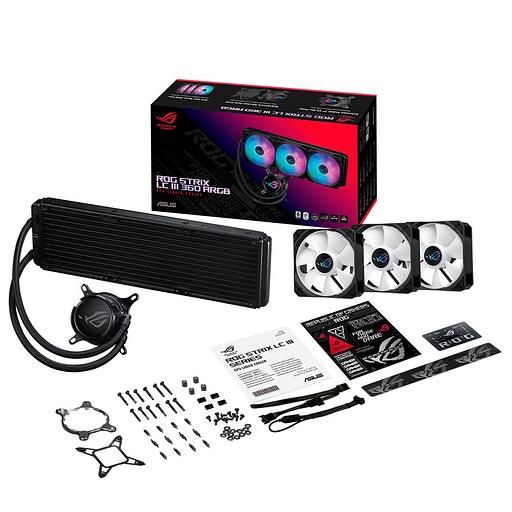 Жидкостная система охлаждения ASUS ROG STRIX LC III 360 ARGB /AIO COOLER,ASETEK,SIGRID V2, ARGB фото 7
