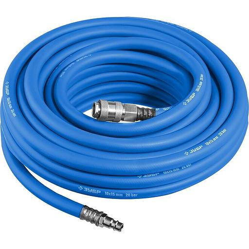 Шланг для пневмоинструмента Зубр Профессионал 6481-10 10м синий фото 1