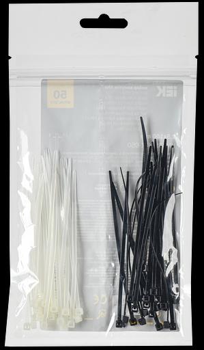 Набор хомутов 2,5х100 (25б. 25ч) (50шт/упак) фото 1