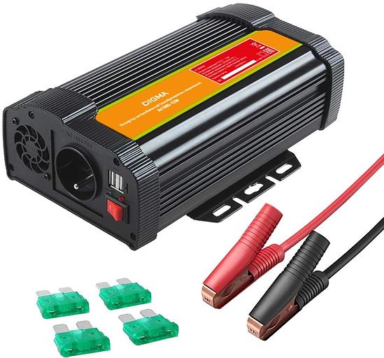 Автоинвертор Digma AI1000-12W 1000Вт фото 1