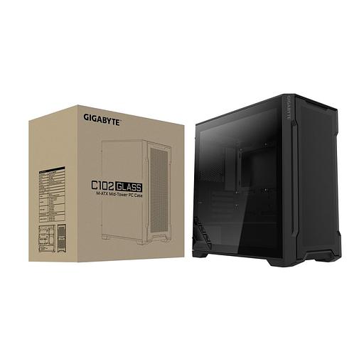 Корпус Gigabyte C102G MidTower, mATX, USB3.0x2, Audio I/O, GPU:410mm, Black, TG фото 8