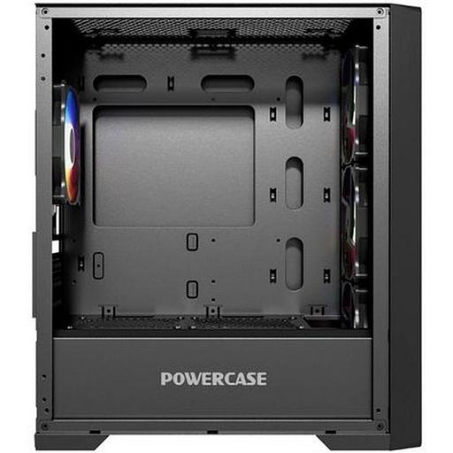 Корпус Powercase Корпус Powercase ByteFlow Micro Black, Tempered Glass, 4х 120mm ARGB fans, ARGB HUB, чёрный CAMBFB-A фото 7