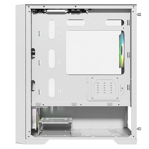 Корпус Powercase Alisio Micro X4W V2, Tempered Glass, 4х 120mm ARGB fans, ARGB HUB, белый, mATX (CAMCXW-A4) фото 6