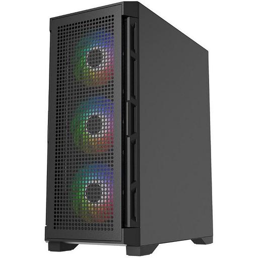 Корпус Powercase Корпус Powercase Ultimate Black, Tempered Glass, 4x 120mm ARGB fans, ARGB HUB, чёрный, ATX (CUB-A4) фото 3