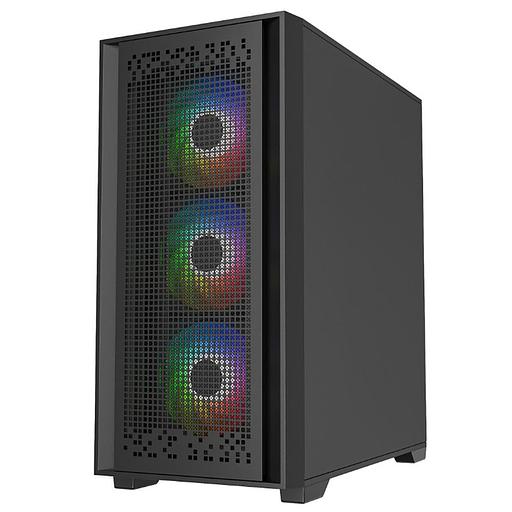 Корпус Powercase Корпус Powercase ByteFlow Black, Tempered Glass, 4x 120mm ARGB fans, ARGB HUB, чёрный, ATX (CBFB-A4) фото 4