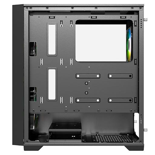 Корпус Powercase Корпус Powercase ByteFlow Black, Tempered Glass, 4x 120mm ARGB fans, ARGB HUB, чёрный, ATX (CBFB-A4) фото 6