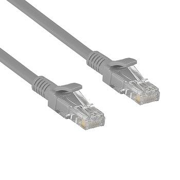 Exegate EX282008RUS Патч-корд Exegate UTP-RJ45-RJ45-5e-CU-0,3M-GY, UTP, cat.5e, 0.3м, медь, серый фото 1