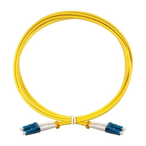 Exegate EX295125RUS Патч-корд волоконно-оптический ExeGate FC-D-9-LC-LC-1M-LSZH (Шнур ВО SM 9/125 (OS2/G.652.D), LC/UPC-LC/UPC, Duplex, LSZH, 1м) фото 1