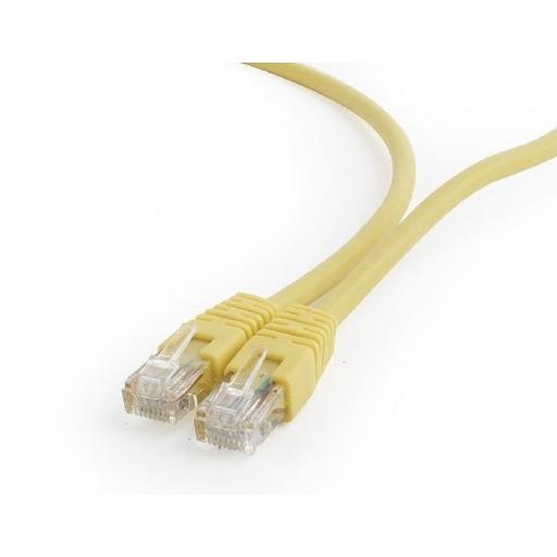 Патч-корд UTP Cablexpert PP6U-0.5M/Y кат.6, 0.5м, литой, многожильный (жёлтый) фото 1