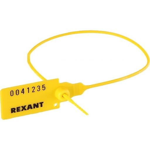 Rexant Пломба пластиковая номерная 320 мм желтая (1шт) (07-6132) фото 1