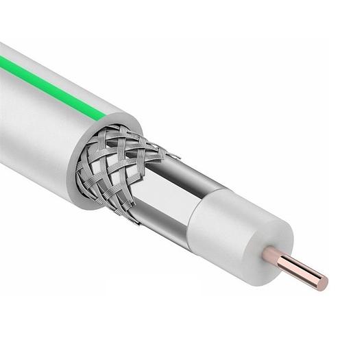 Proconnect 01-2431-2 Кабель SAT 703 B, CCS/Al/Al, (75%), 75 Ом, 100м., белый PROCONNECT фото 1