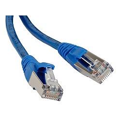 Hyperline PC-LPM-STP-RJ45-RJ45-C5e-0.5M-LSZH-BL Патч-корд F/­UTP, экранированный, Cat.5e, LSZH, 0.5 м, синий фото 1