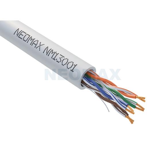 NEOMAX (NM13001-003) Шнур коммут. UTP 0.3 м, cat.5е, серый, многожильный фото 1